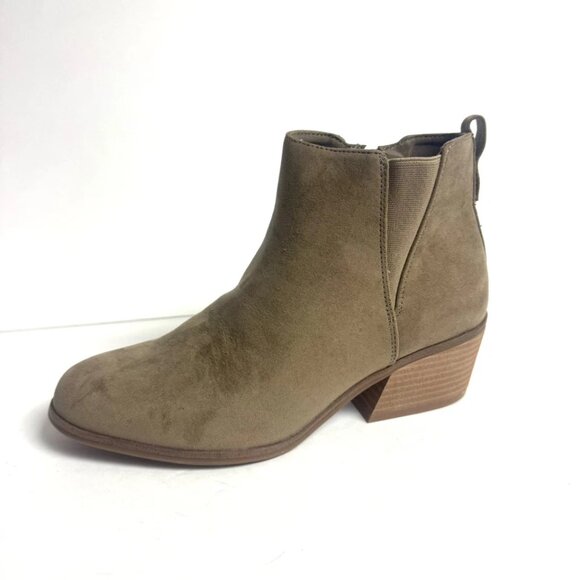 Dr Scholls Womens Lacey Boot Taupe Size 9.5 M - Picture 1 of 6